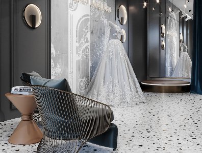 600平独具特色的婚纱店装修案例
